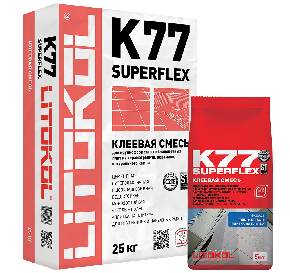  для плитки Litokol SuperFlex K77 25 кг -  по низкой цене с .