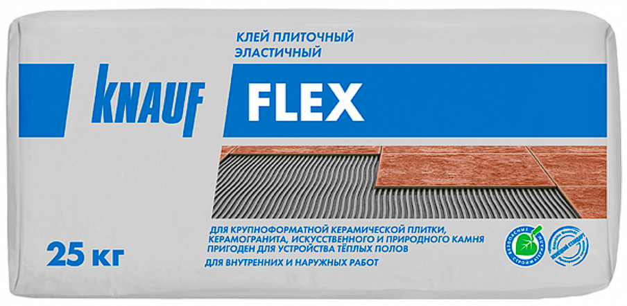 Флексклебер Кнауф. Knauf Flex. Плиточный клей Кнауф эластичный. Плиточный клей Knauf Флекс c2s1 25 кг.