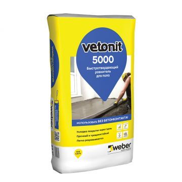 Ровнитель для пола быстротвердеющий Vetonit 5000 25 кг Ровнитель для пола быстротвердеющий Vetonit 5000 25 кг