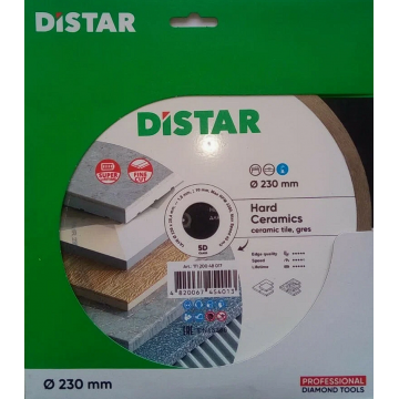 Диск алмазный по керамограниту Distar Hard ceramics 5D 230х25,4х1,6 мм