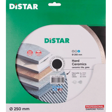 Диск алмазный по керамограниту Distar Hard ceramics 5D 250х25,4х1,6 мм