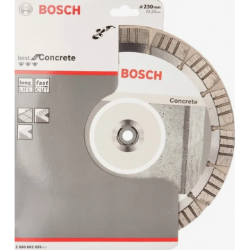 Диск алмазный отрезной по бетону Bosch Standard 230х22,23 мм