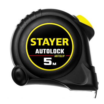 Рулетка с автостопом Stayer AutoLock 5м х 19мм Рулетка с автостопом Stayer AutoLock 5м х 19мм
