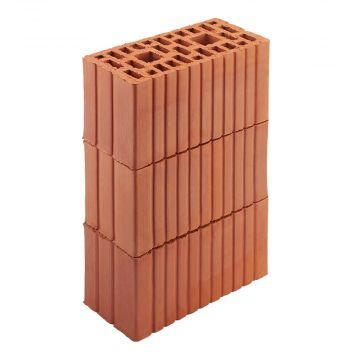 Кирпич рядовой ЛСР (НКЗ) поризованный М150/175 250х120х140 мм 2,1NF